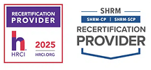 SHRM certification and recertification seals