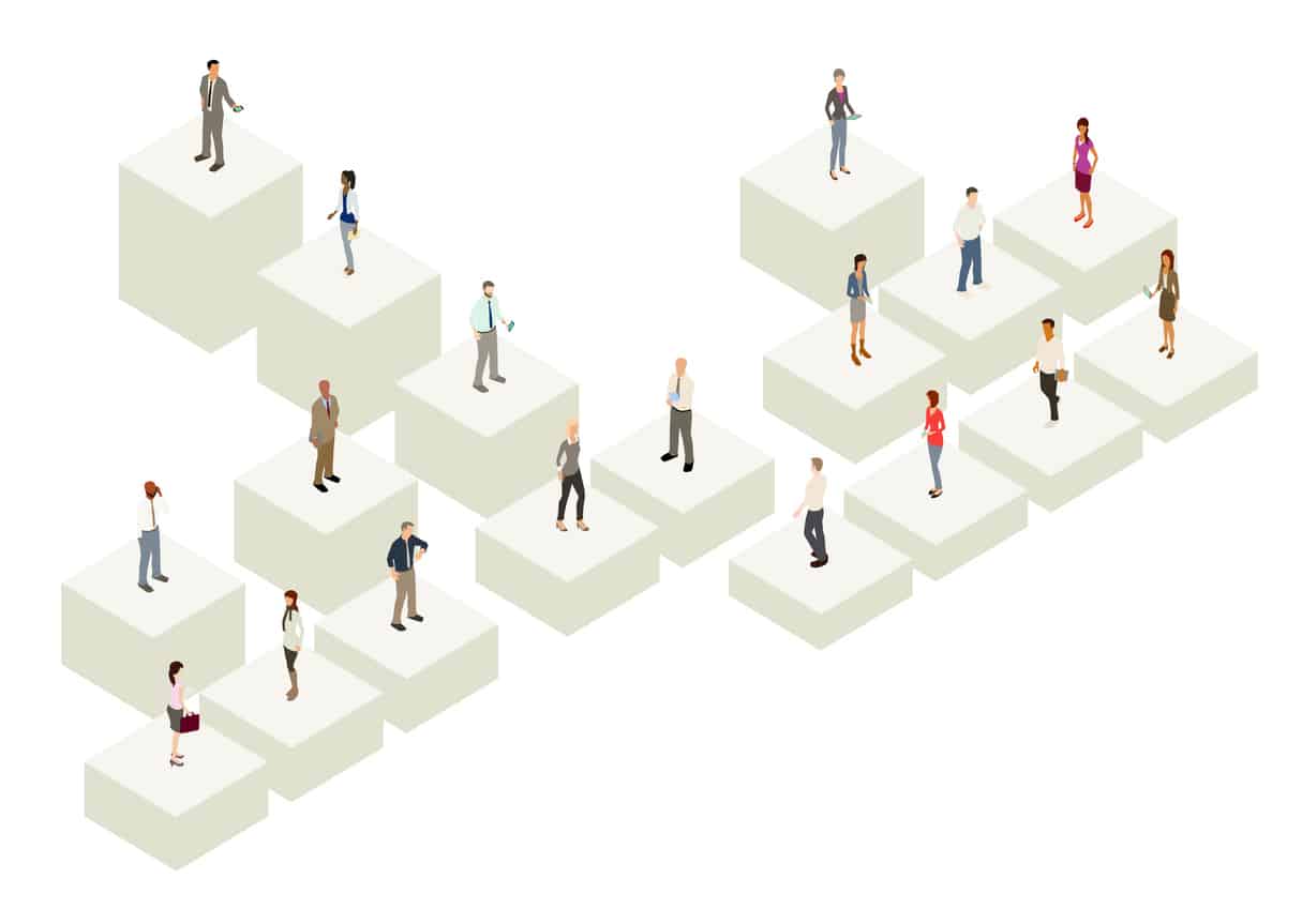 Org chart with people