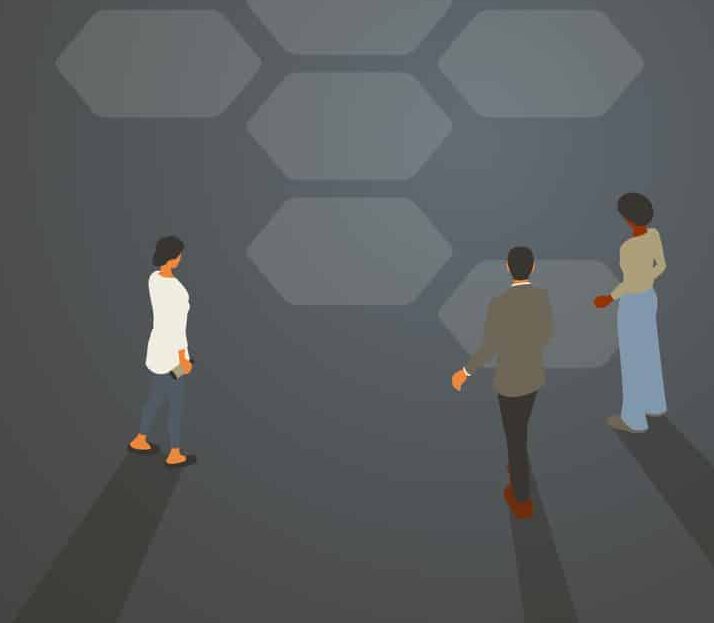 Blank copyspace with people