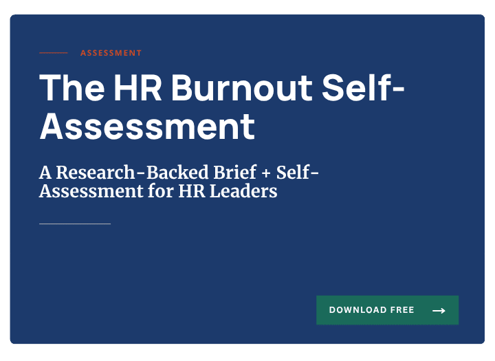 HR Burnout Assessment