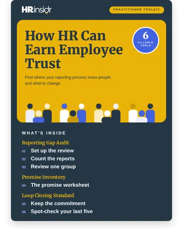 How HR Can Earn Employee Trust practitioner toolkit card